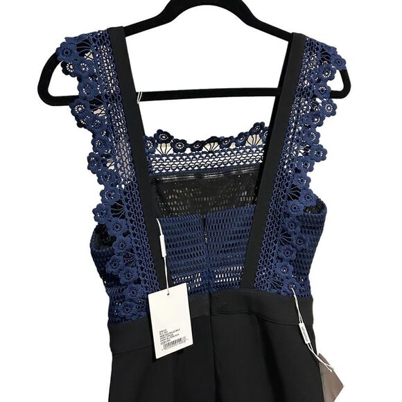 Revolve Self-Portrait Angelique Frilled Split Front Sculptured Midi Dress - Picture 11 of 13